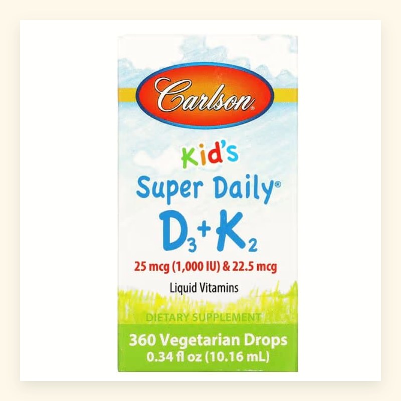 СУПЕР ДЕЙЛИ Д3 И К2 KID'S 1.000 IU CARLSON 10.16 ML