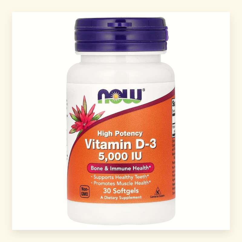 ВИТАМИН Д 3 5,000 IU №30 NOW FOODS