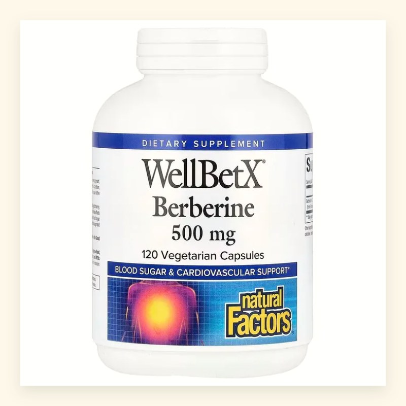 БЕРБЕРИН 500 МГ WELLBETX КАПС. №120 NATURAL FACTORS